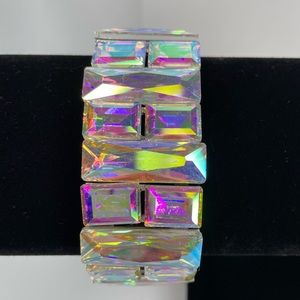 Aurora Borealis Futuristic Chunky Bracelet | OS